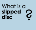 What is a slipped disc?