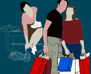 People shopping